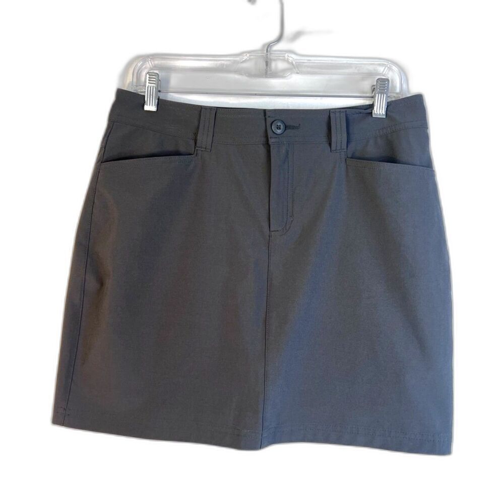 Eddie Bauer‎ Gray Golf Tennis Gorpcore Adventurer 2.0 Skort Quick Dry Size 6